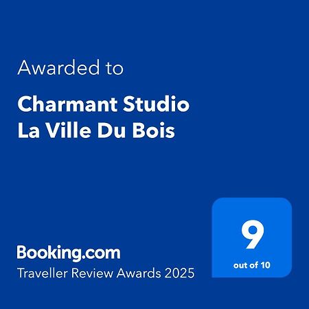 Charmant Studio La Ville Du Bois 외부 사진